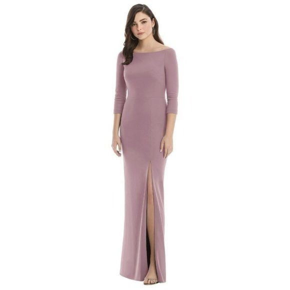 After Six Dresses & Skirts - After Six Dusty Rose Bridesmaid Maxi Dress Women's Size XXS